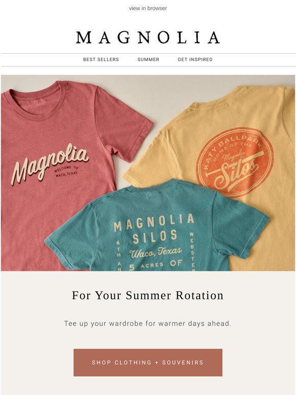 Just in: new apparel