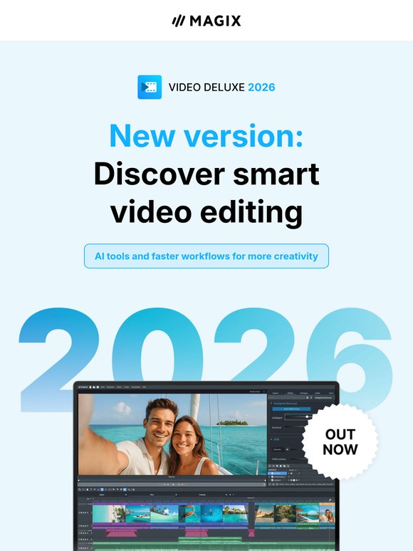 Create unforgettable videos—in just a few clicks!
