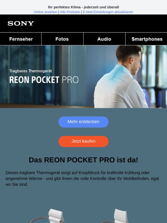 Jetzt erhältlich: das REON POCKET PRO - Ihre tragbare Abkühlung für den Sommer☀️