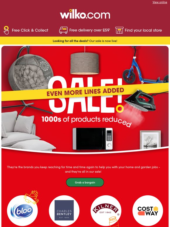 There's even in our sale from the BIGGEST brands! 🤩