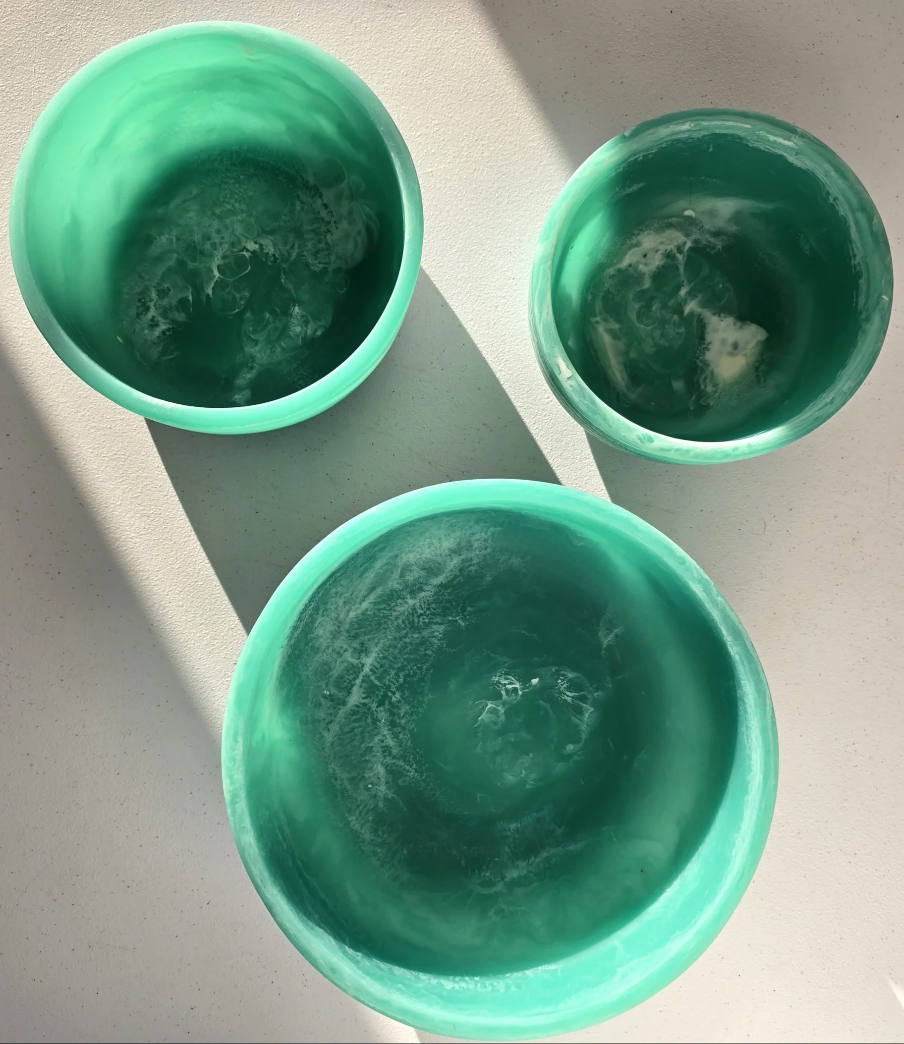 Image of Small Teal Serving Bowl