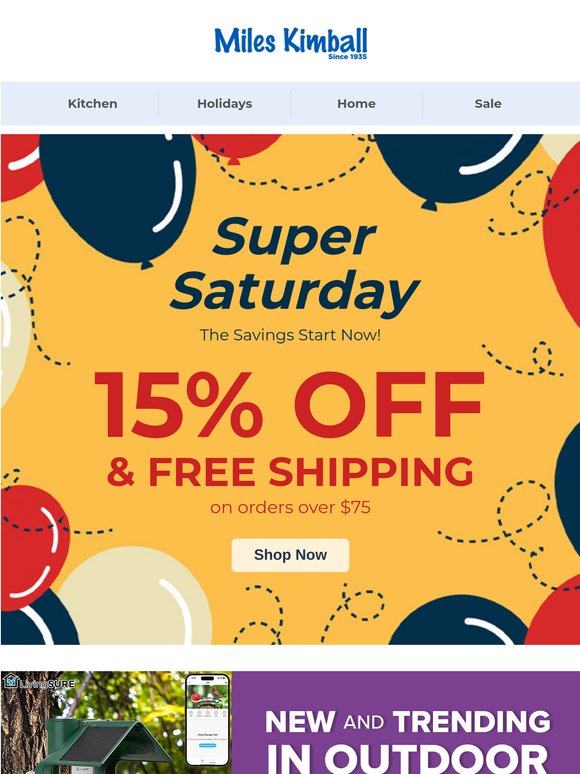 SUPER SAVINGS INSIDE >>