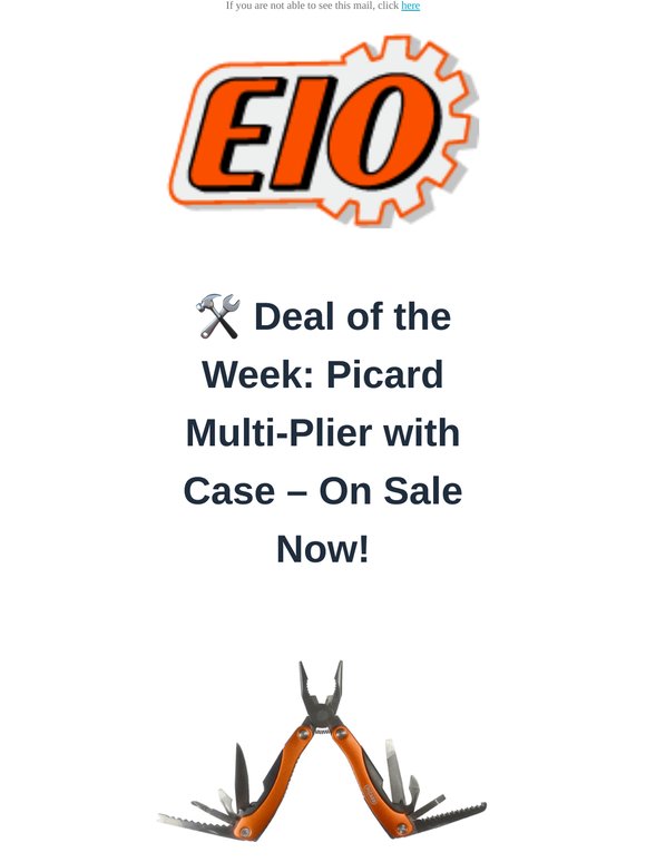 🛠️ Deal of the Week: Picard Multi-Plier with Case – On Sale Now!