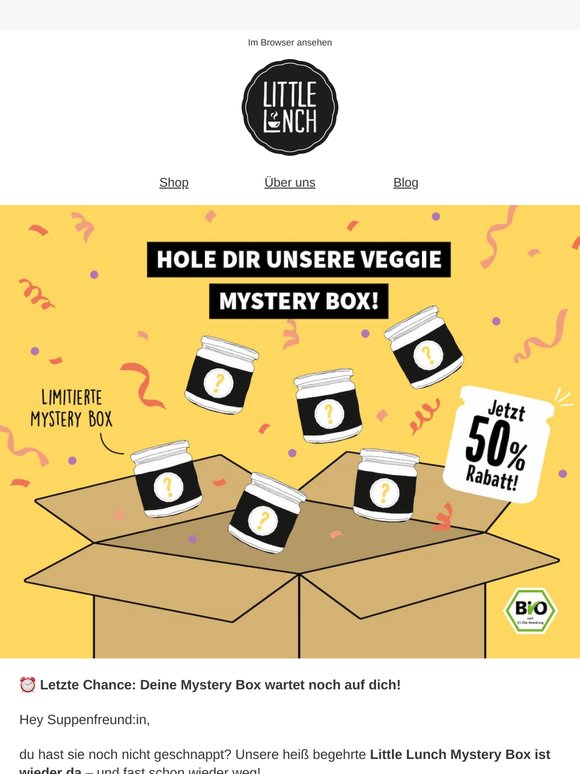 Mystery Box - Nur noch für kurze Zeit