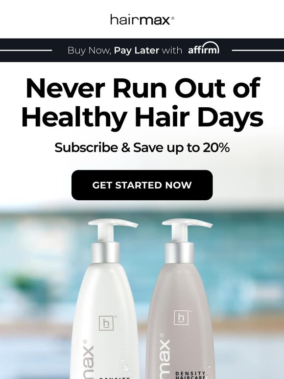 Subscribe & Save Up to 20% on Your Haircare Go-Tos