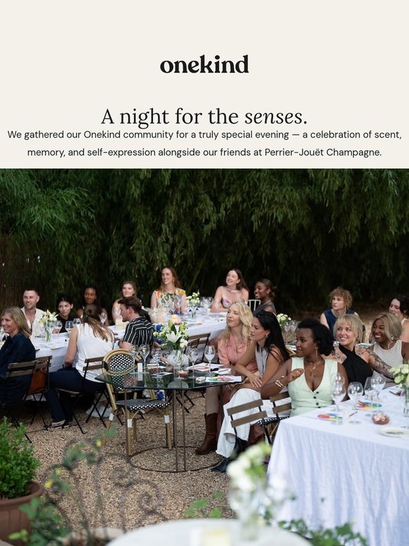 A night for the senses.