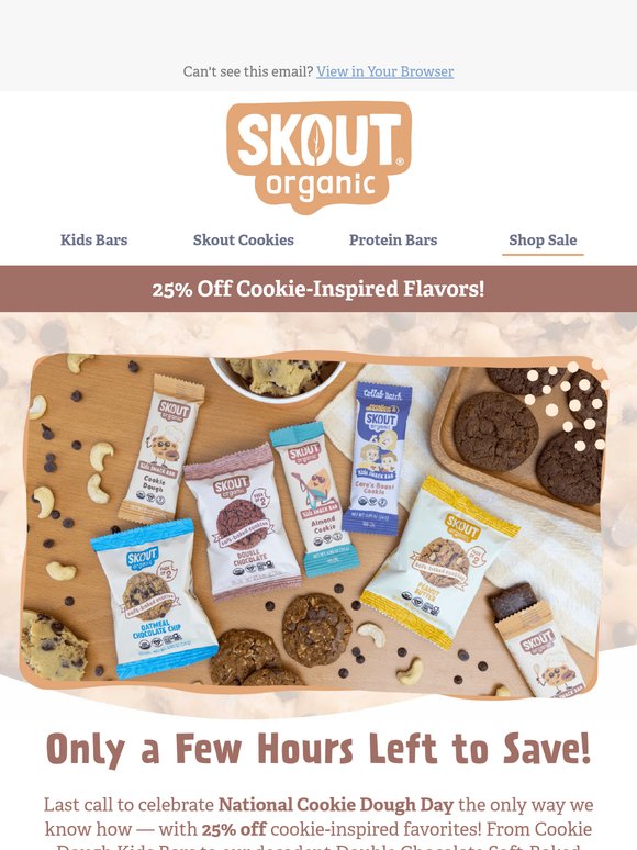 25% Off Cookie-Inspired Favorites TODAY ONLY!