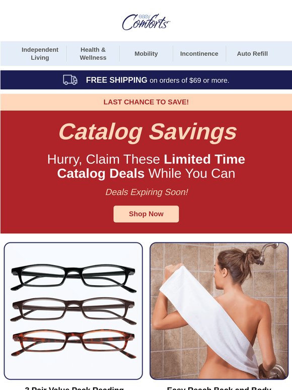 Easy Comforts Catalog Deals You’ll Only Find Here! Milled