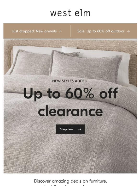 Must-have, big deals—up to 60% off