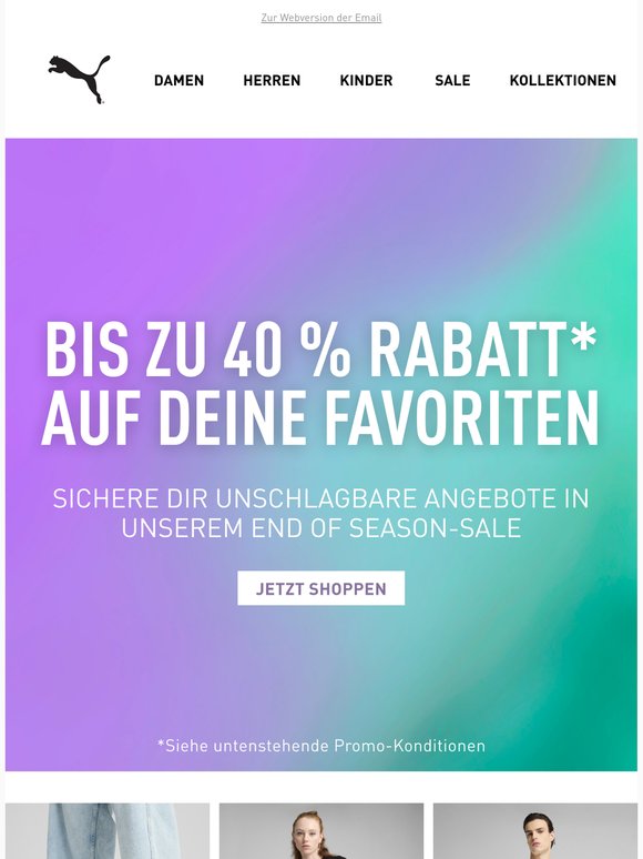 Spare jetzt richtig mit bis zu 40 % RABATT*