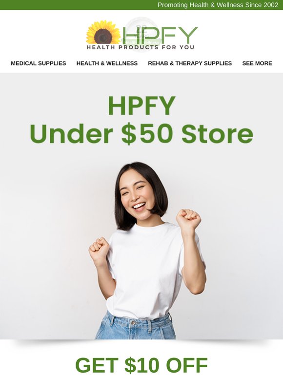 Budget Finds, Big Savings – $10 OFF $50 Just for You!