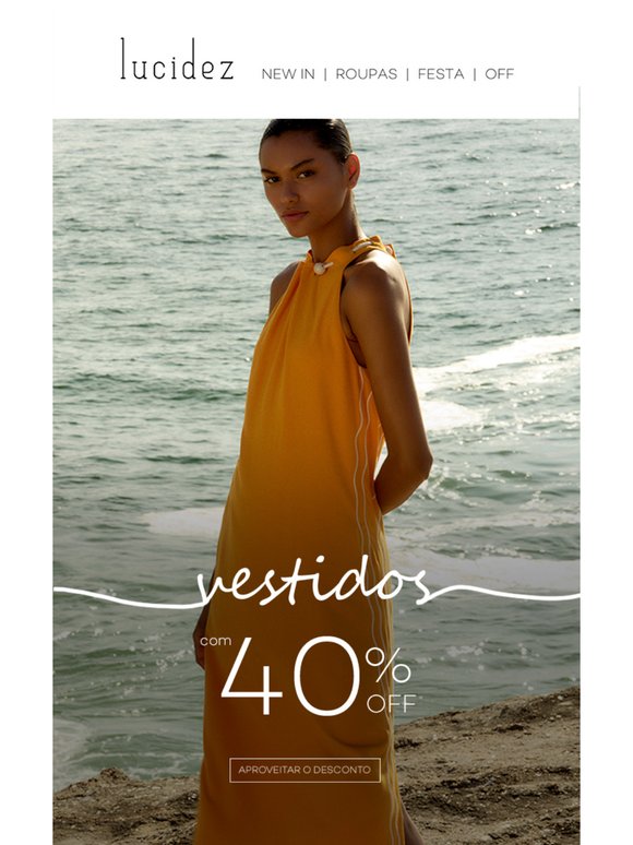 —, Vestidos com 40% off | Aproveite agora