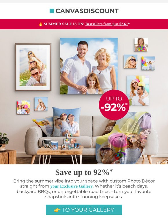 Your Personal Gallery in the Summer Sale! ☀️