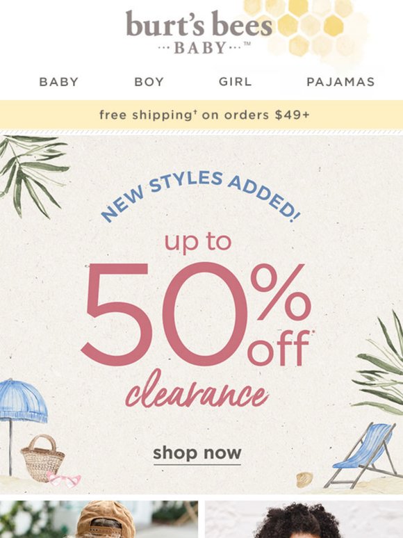Up to 50% off Clearance | New Styles Added!