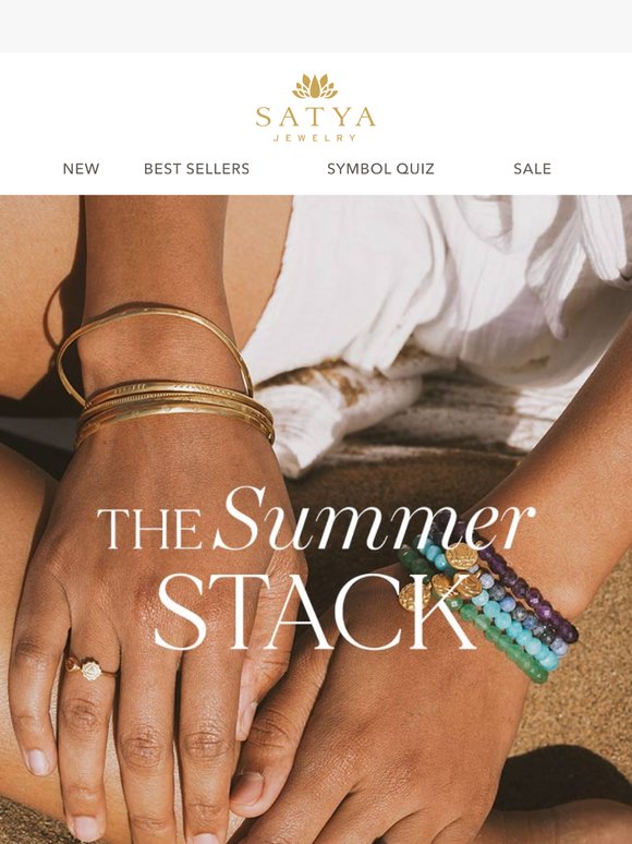 It's time for a colorful summer stack🌈