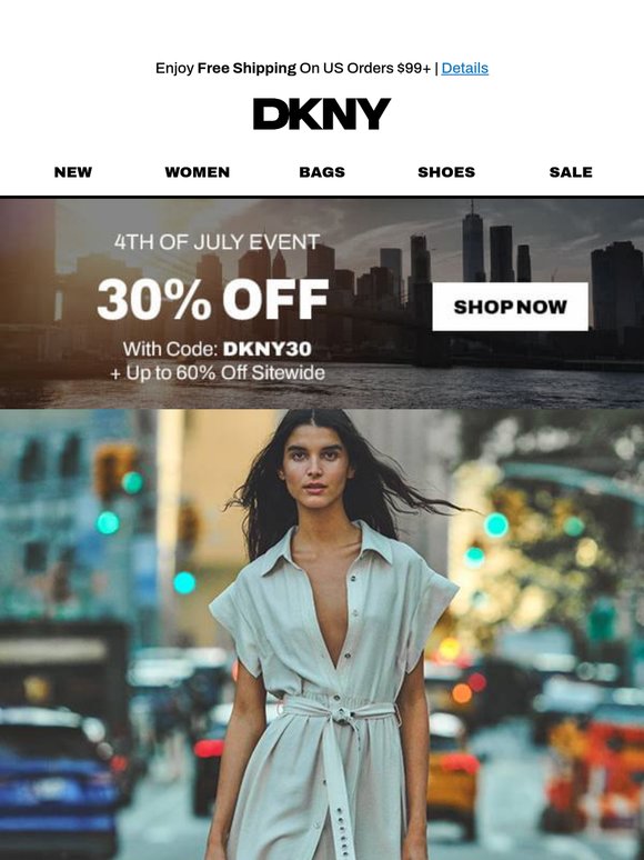 Enjoy 30% Off With Code: DKNY30