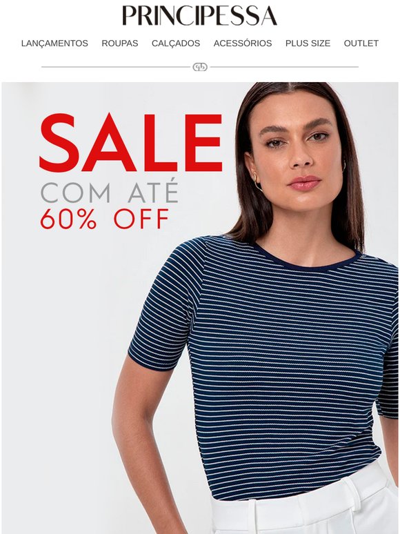ESPECIAL SALE - Blusas com até 60% OFF!