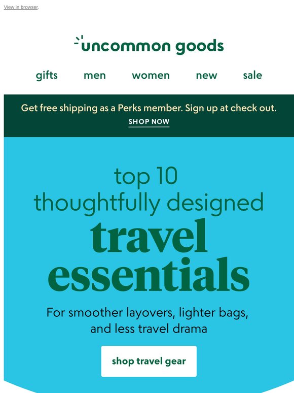 Top 10 thoughtfully-designed travel gifts