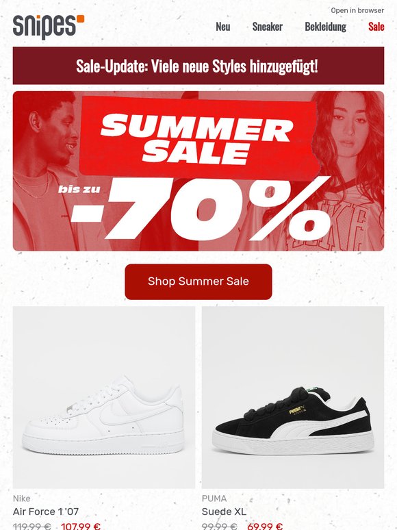 🔊 Sale-Update: Neue Styles jetzt hinzugefügt!