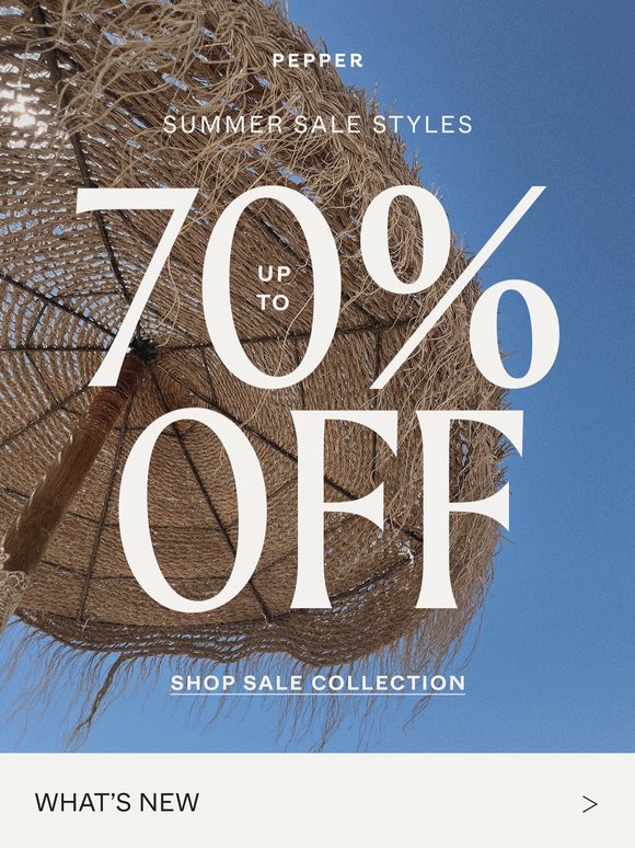 Up To 70% Off