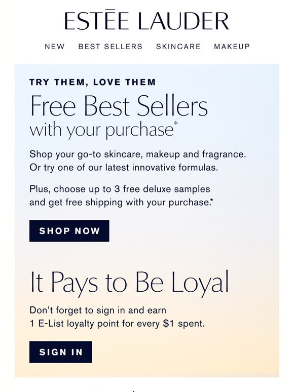 Hello Summer ☀️ Up to 3 Free Favorites, with your purchase.