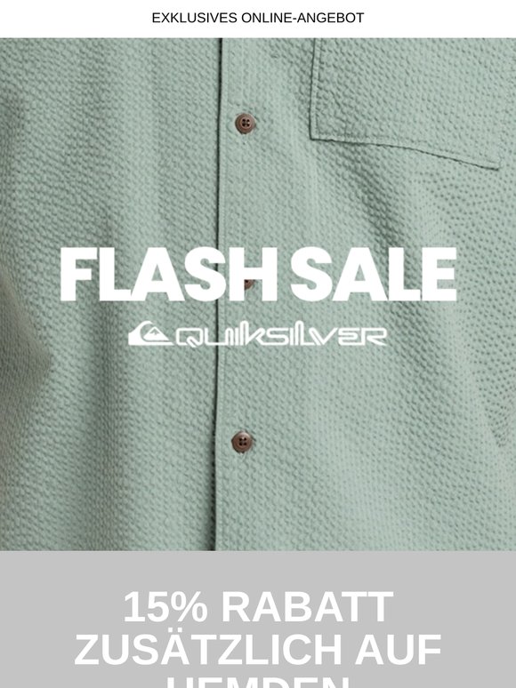 Flash Sale: Nur noch für ein paar Stunden...