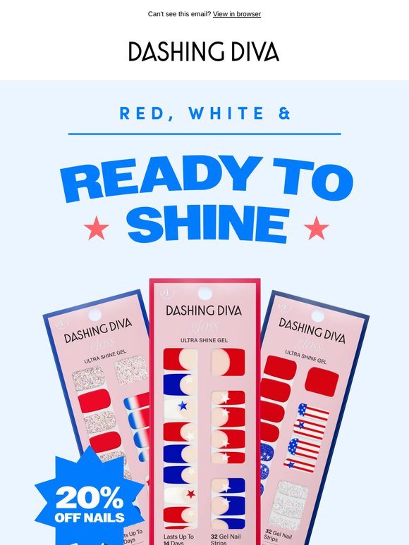 20% Off Your July 4th Mani - Limited Time Only