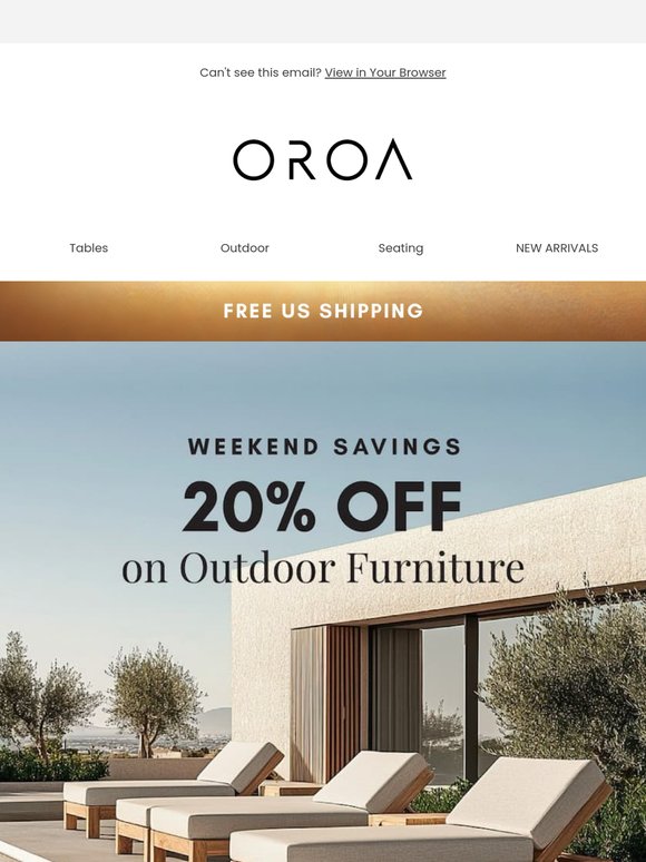 Upgrade Your Patio! 🌞 20% OFF Now