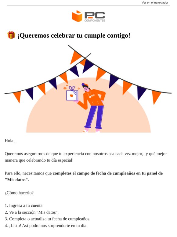 🎁 ¡Queremos celebrar tu cumple contigo!