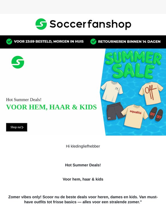 🌞 Zomer Must-Haves: Scoor tot -70%!