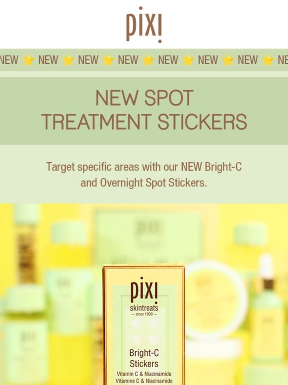 New Arrival: Targeted Spot Treatment Stickers 🍋