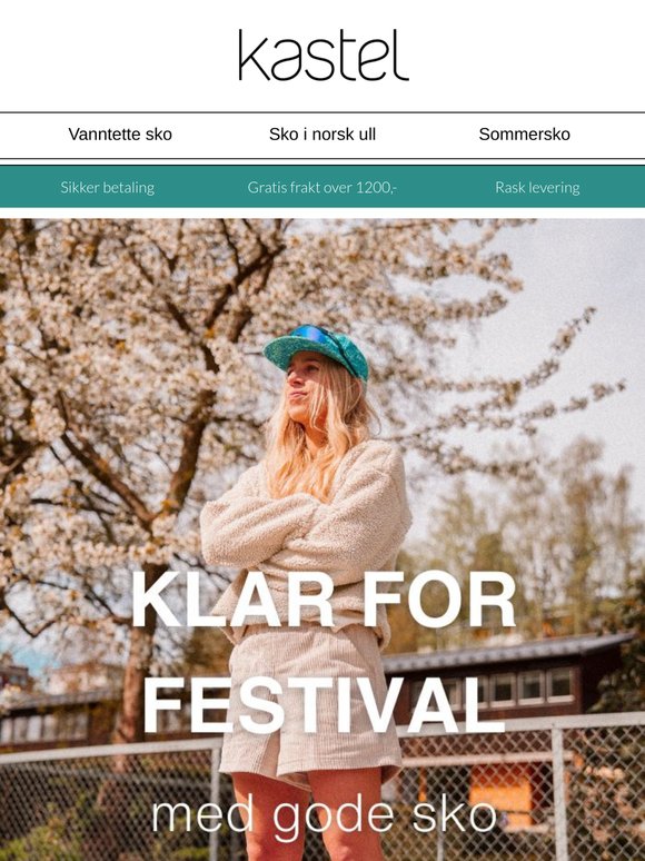 Klar for festivalsommeren? Her er skoene du trenger ☀️🌧