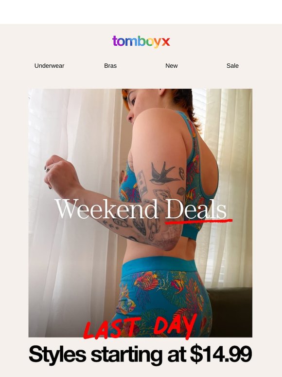 Last chance: styles from $14.99