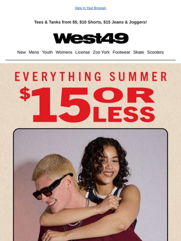 Summer's On 😎 Styles from $5!