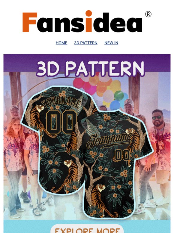 ⚾🏈Bring your team’s identity to life with custom 3D football jerseys.