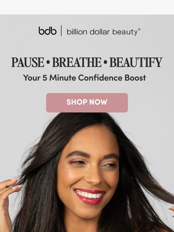 Your 5-minute confidence boost  ✨
