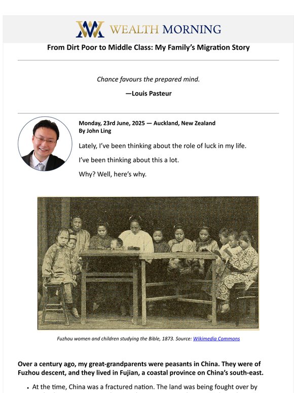 ⚖️ From Dirt Poor to Middle Class: My Family’s Migration Story