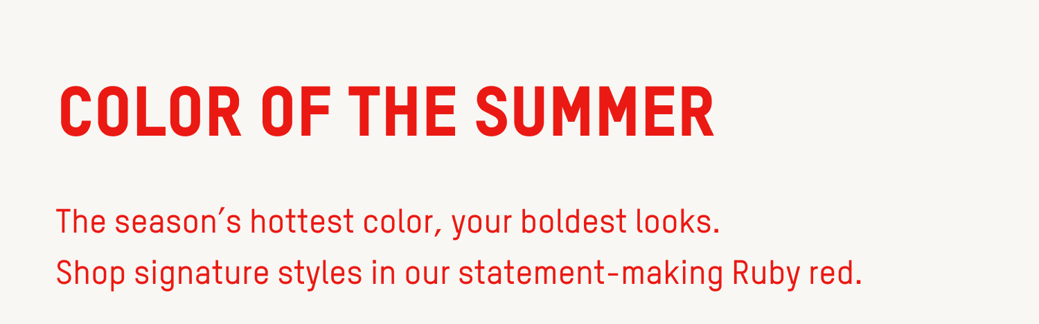 COLOR OF THE SUMMER