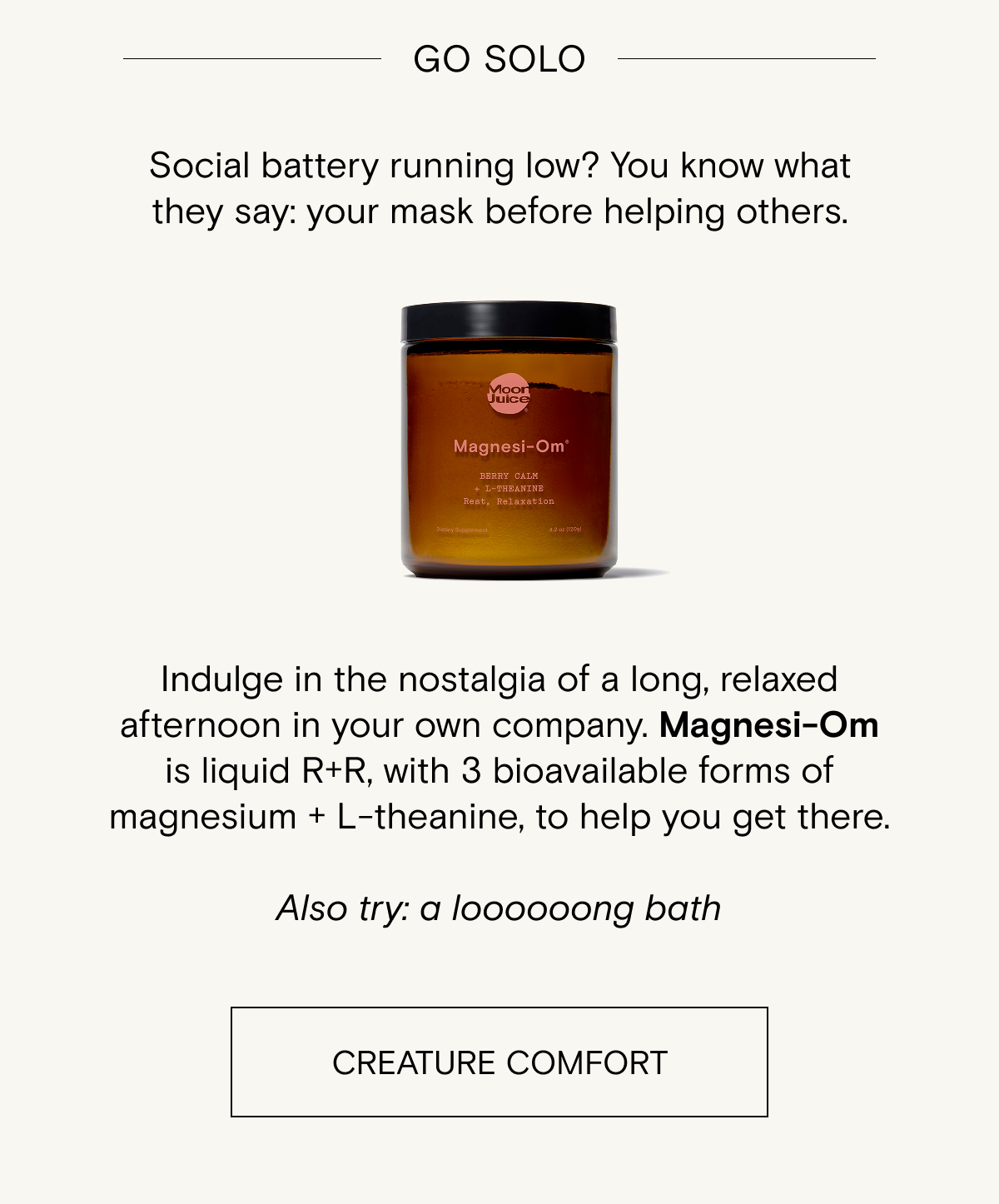 Recharge with Magnesi-om 