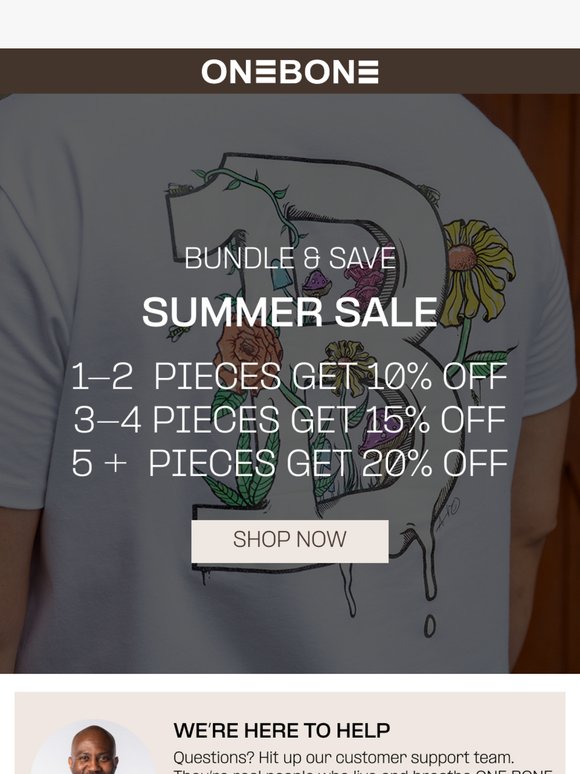 SUMMER SALE: Up to 20% Off