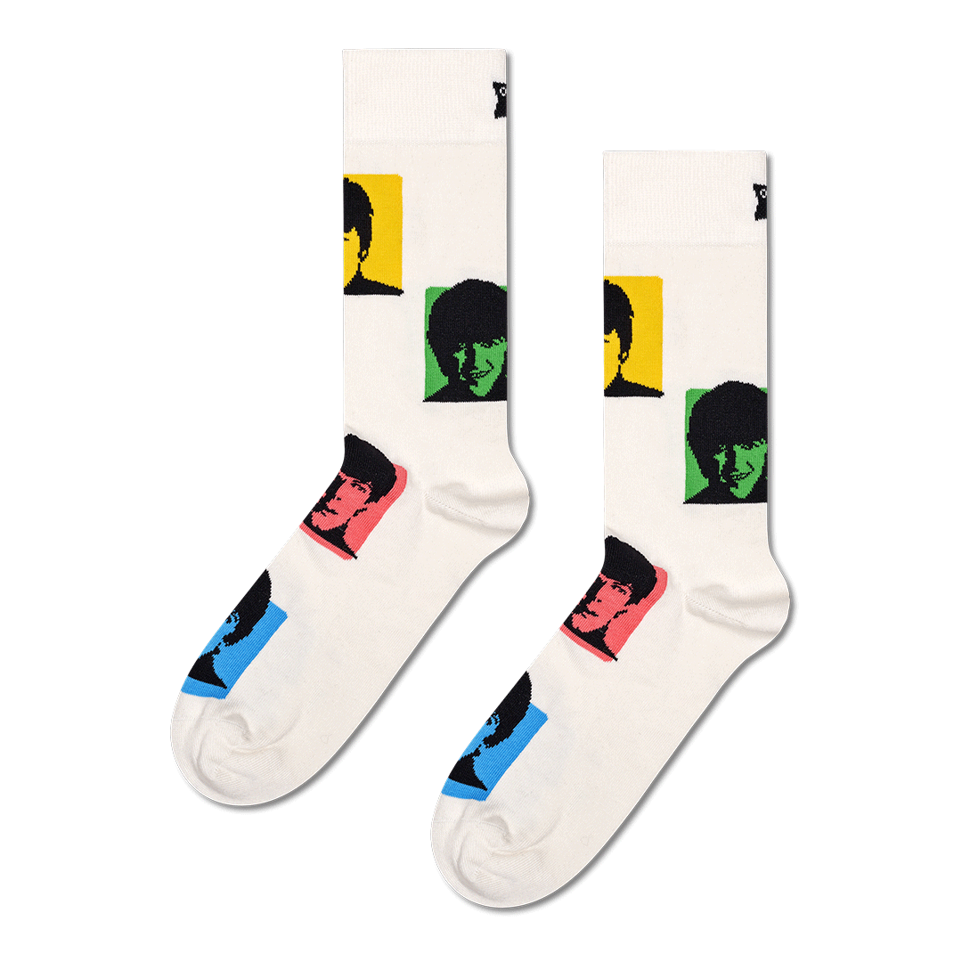 Beatles Silhouettes Sock