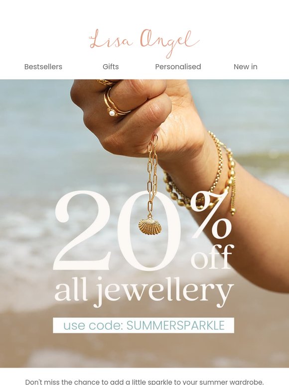 20% Off All Jewellery ✨