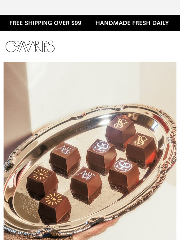 🍫 Wedding favors, but make them Compartes