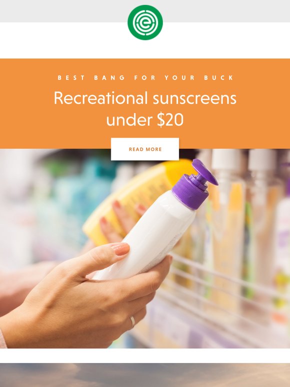 Bang for your buck: Top-rated sunscreens