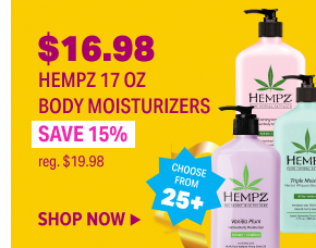 $16.98 HEMPZ 17OZ MOISTURIZERS
