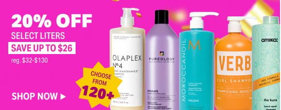 20% OFF LUXURY LITERS