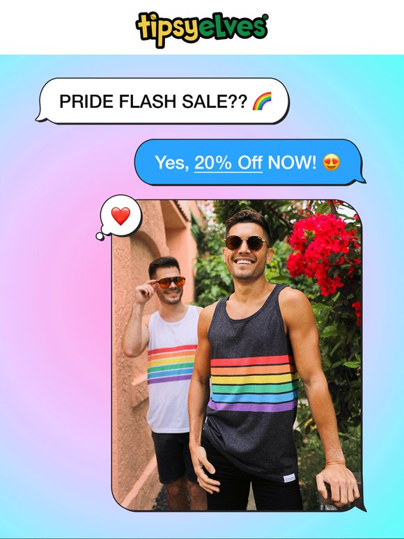 Last Call: 20% OFF Pride Collection 🌈