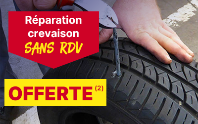 Réparation crevaison