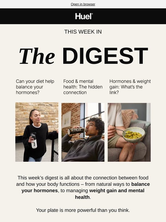 The hormone-diet connection 🧠 🥦
