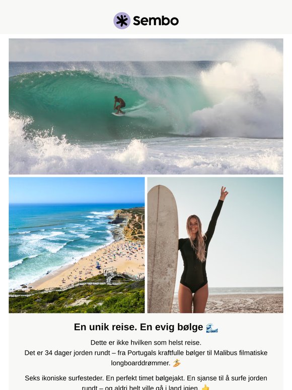 Surf jorden rundt – for deg som heller teller bølger enn dager 🌍